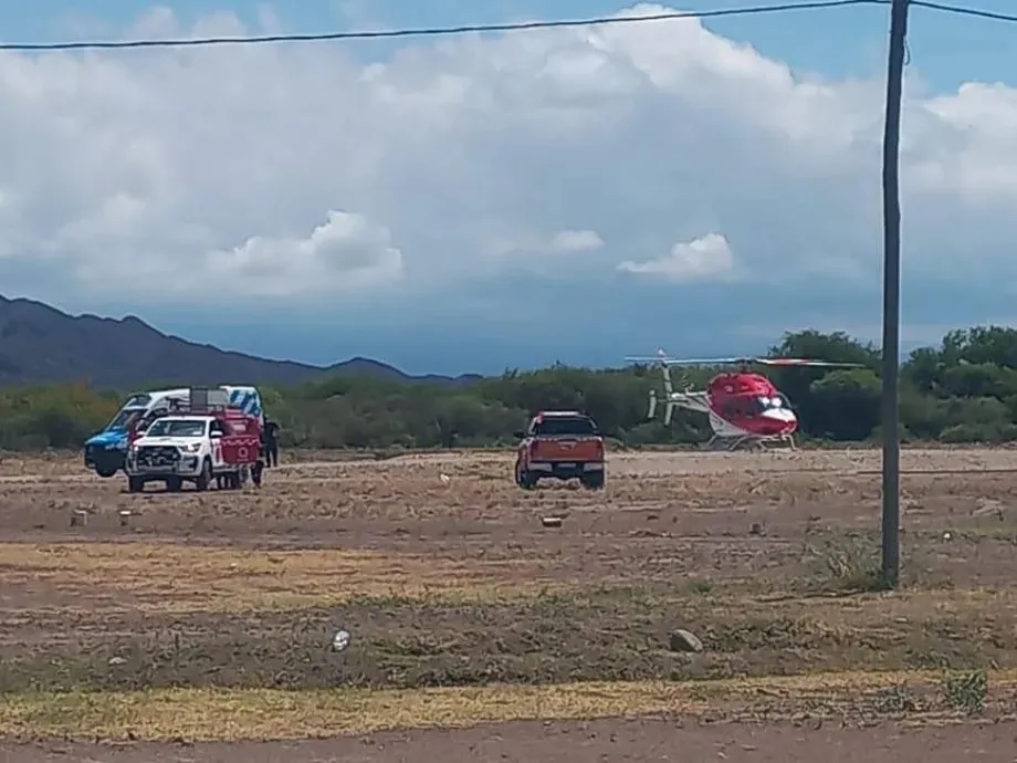 vuelo sanitario helicóptero valle fértil 1