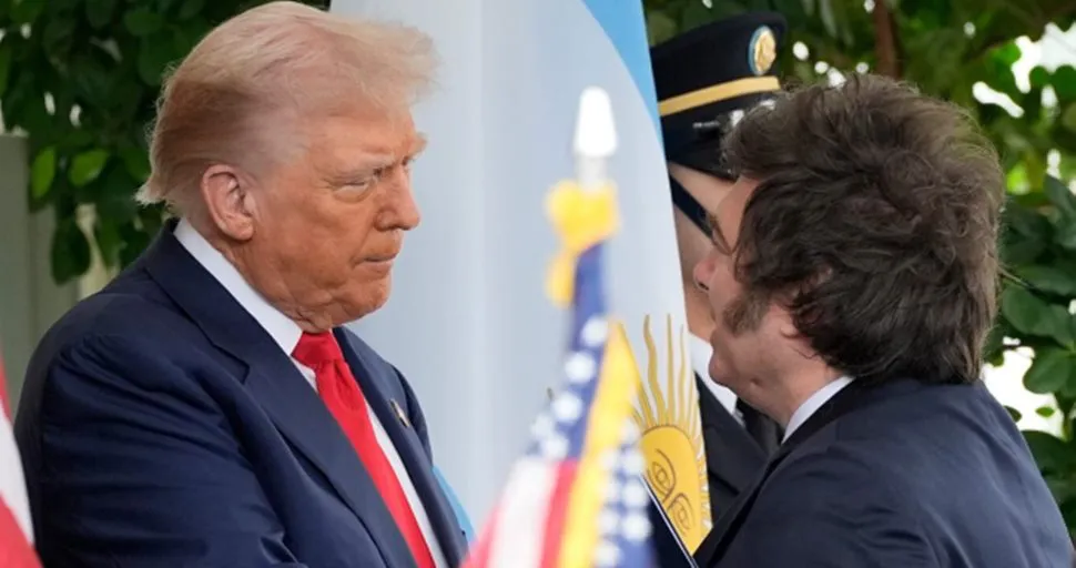 Donald Trump y Javier Milei