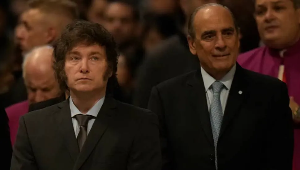 Javier Milei y Guillermo Francos