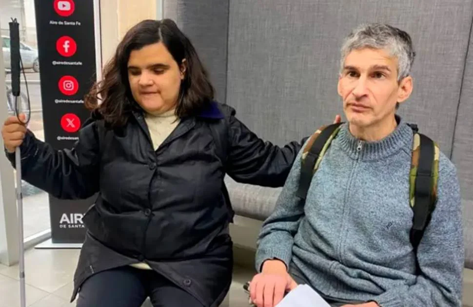 Pareja de ciegos