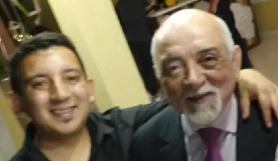 Alberto Quiroga y su padre