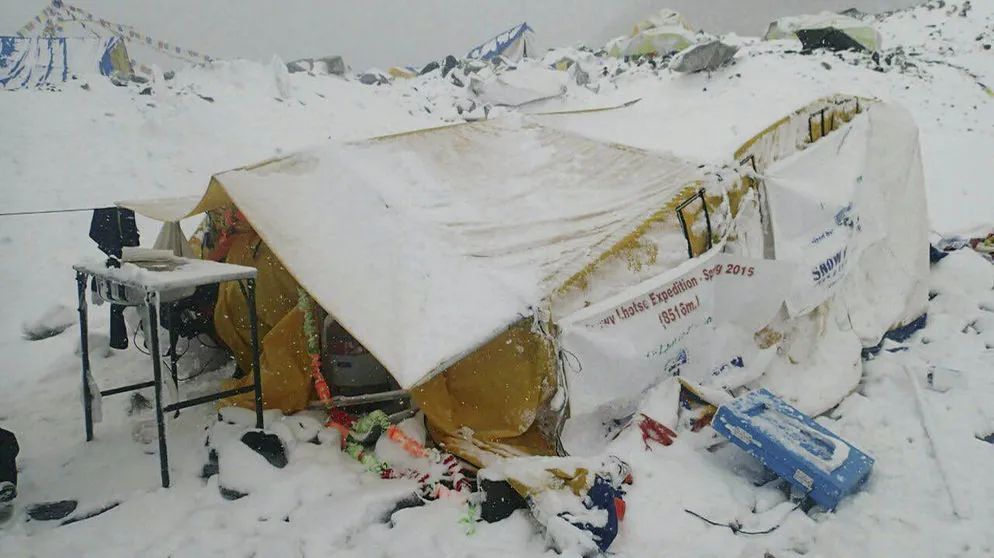 Avalancha Everest