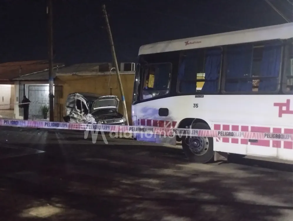 Choque colectivo y utilitario