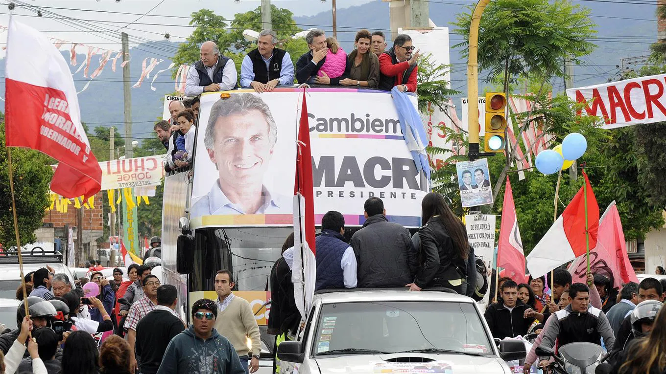 Caravana de Macri