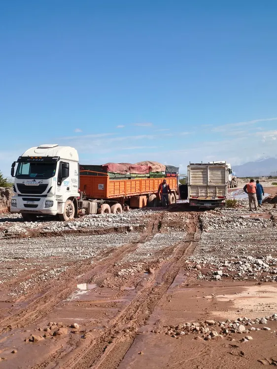 Creciente en Huaco, Jáchal