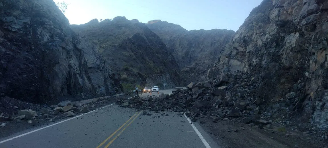 derrumbe ruta san juan