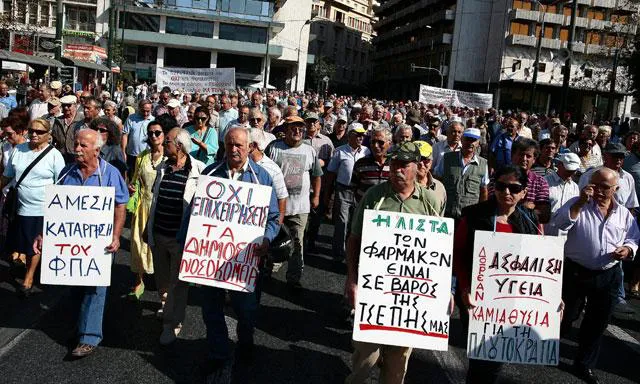 disturbios en grecia