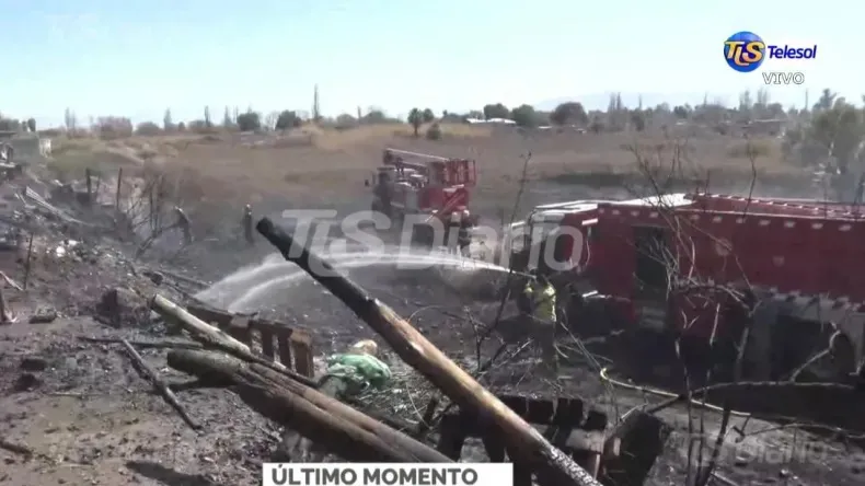 incendio en santa lucía