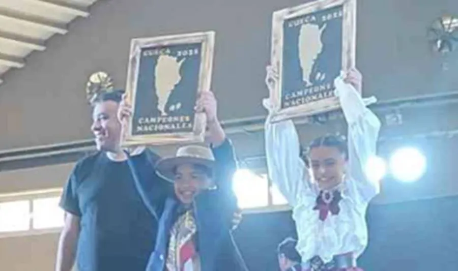 María Victoria González y Elian Lucero