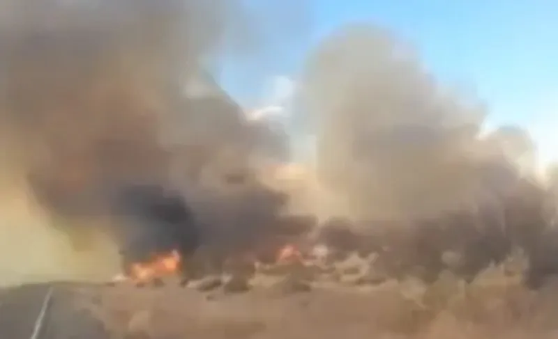 Incendio Jáchal