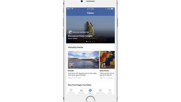 Facebook videos