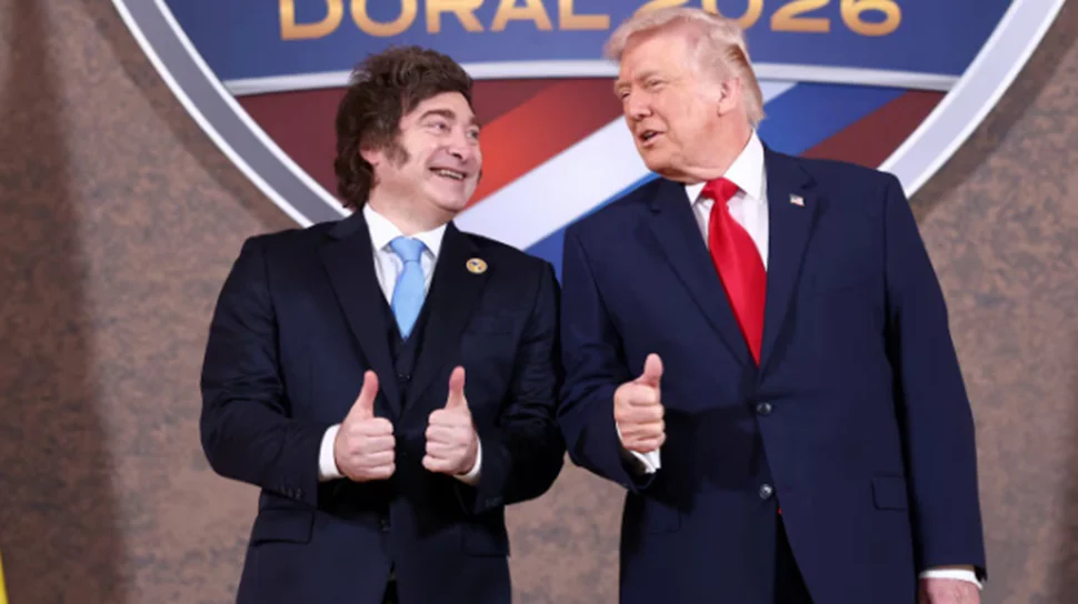 Javier Milei y Donald Trump