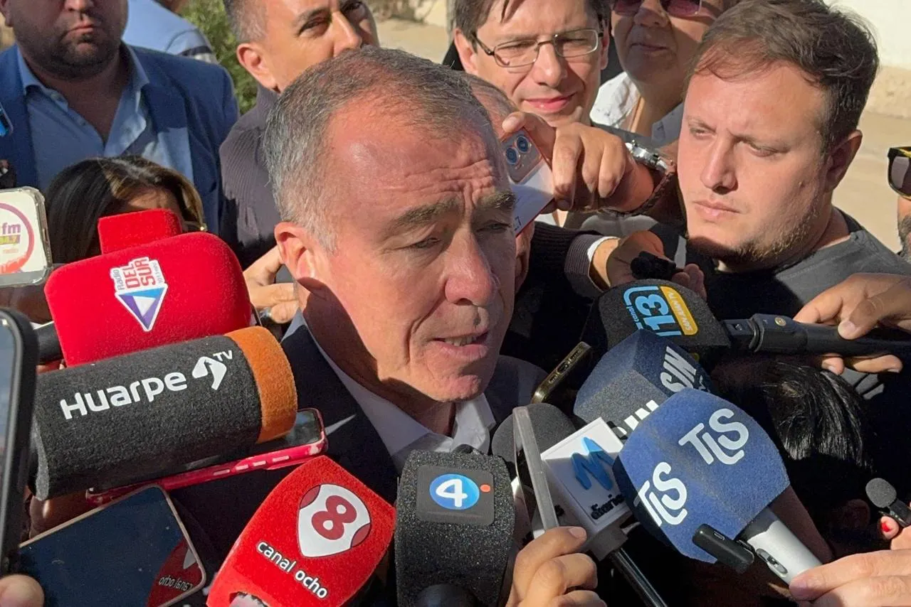 Fabián Martín antes de votar