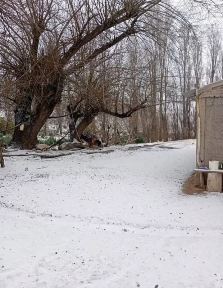 Nieve en Santa Clara, Sarmiento