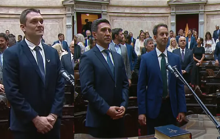 Diputados Abel Chiconi - Cristian Andino y Carlos Jaime