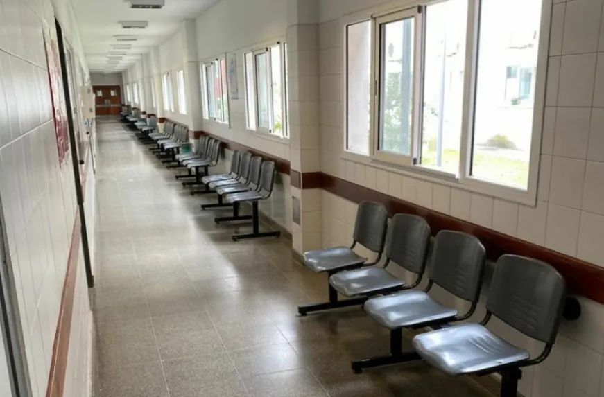 Pasillo de hospital clínica