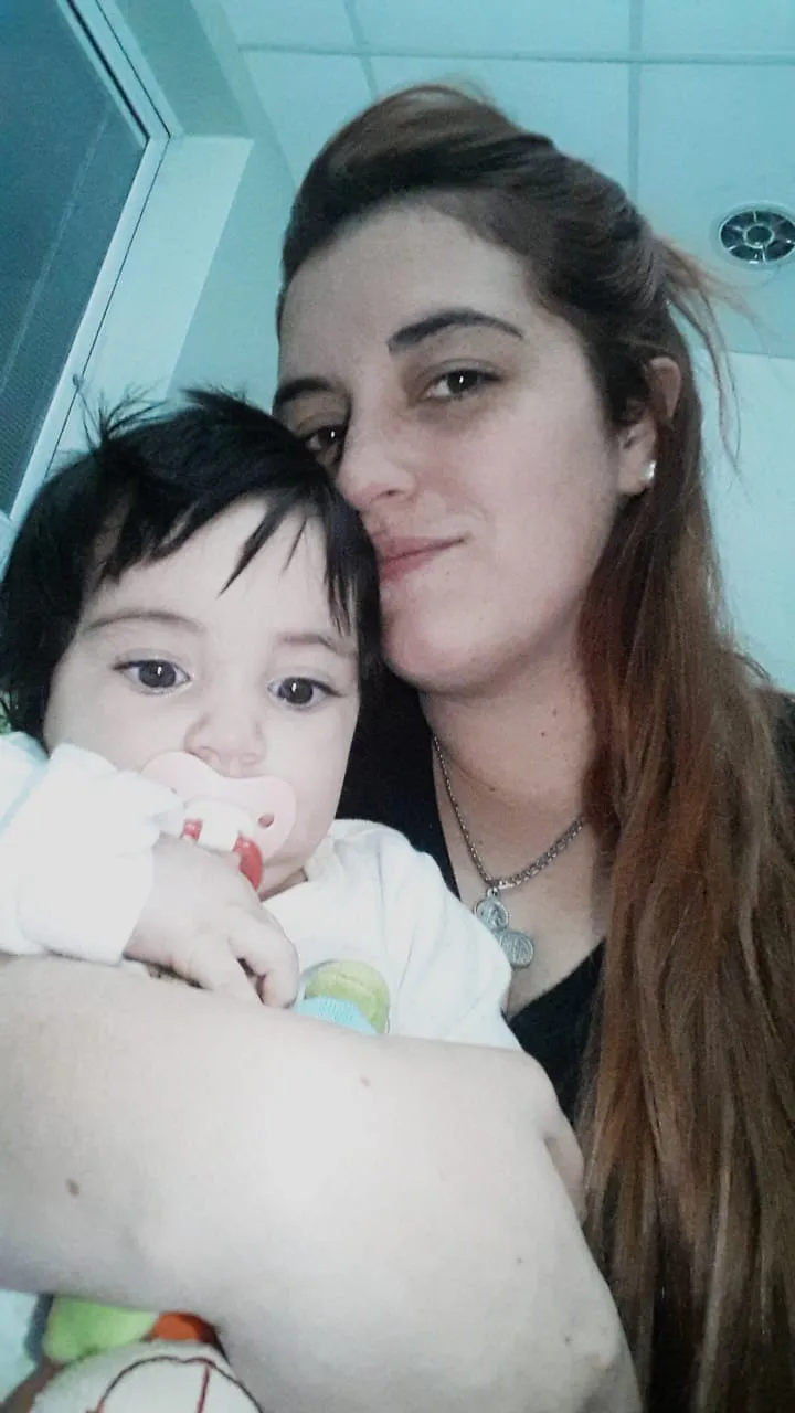 Paz y su mamá