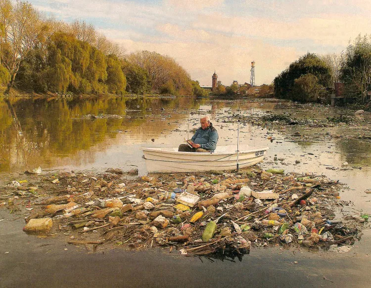 Riachuelo contaminado