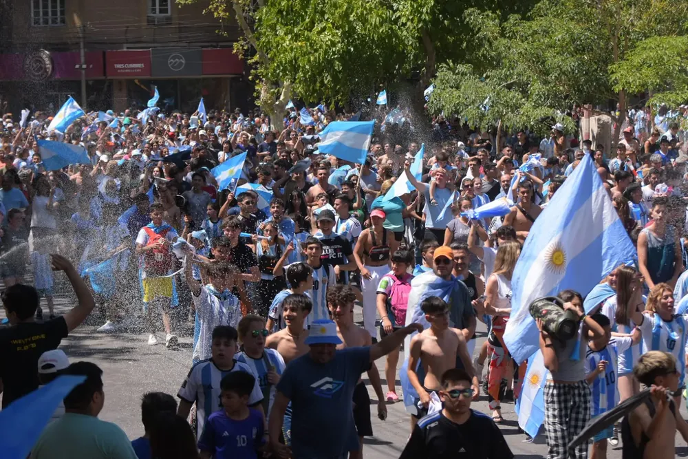 Festejo Argentina campeón