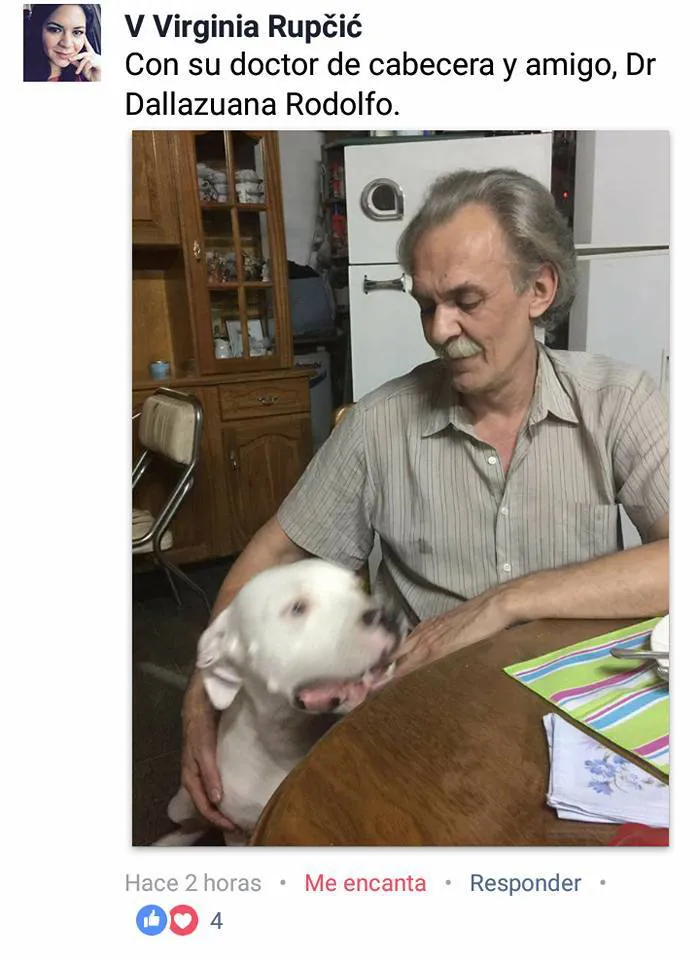 El doctor Dallazuana con Astor