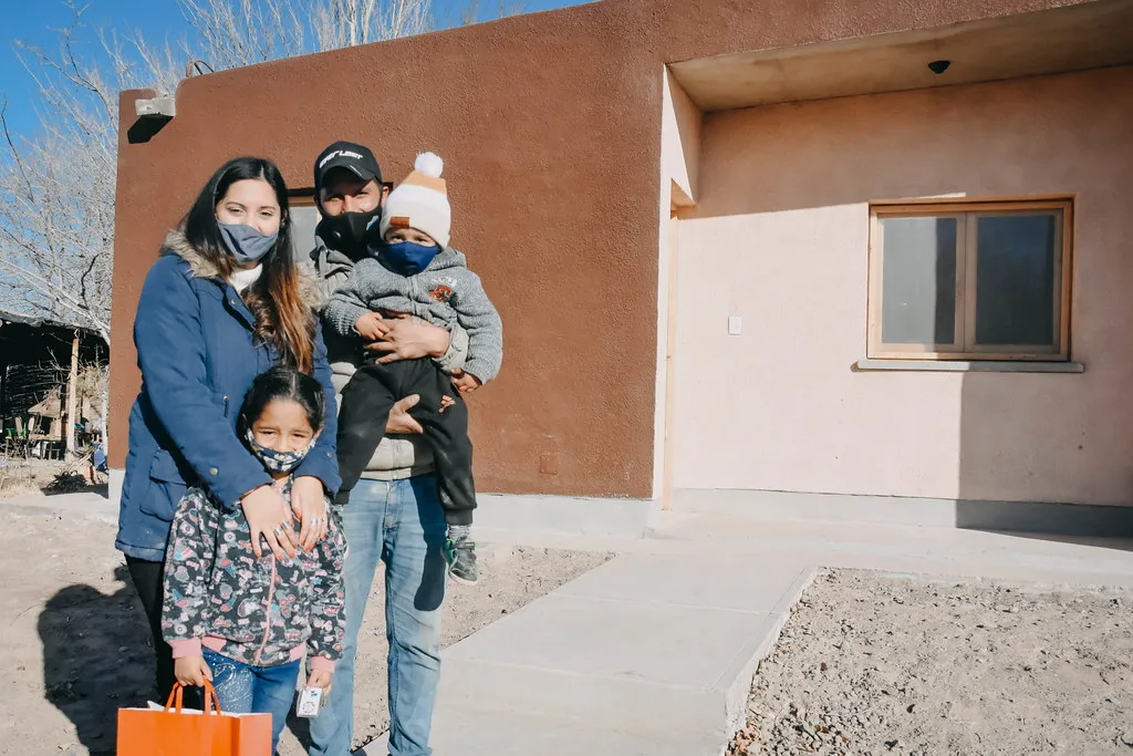 Alegría: 15 FAMILIAS sanjuaninas cumplieron el SUEÑO de la CASA propia