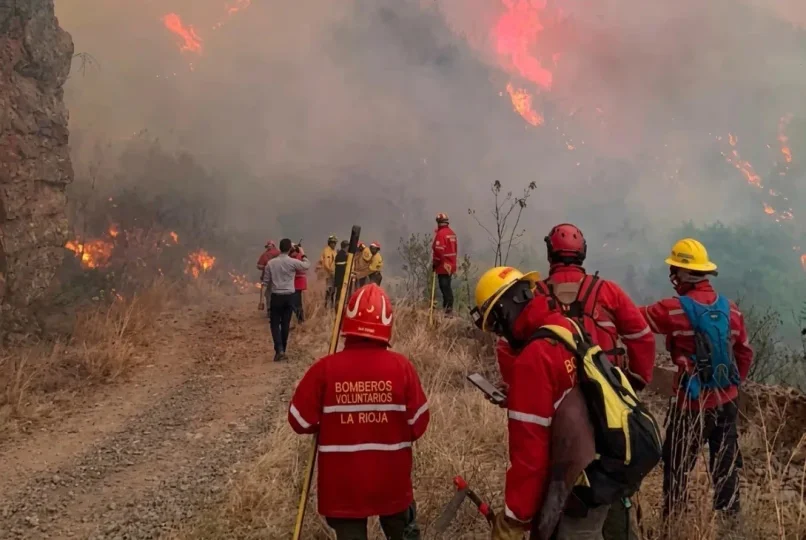 Incendio en La Rioja