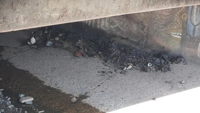 Zanjón en Las Heras