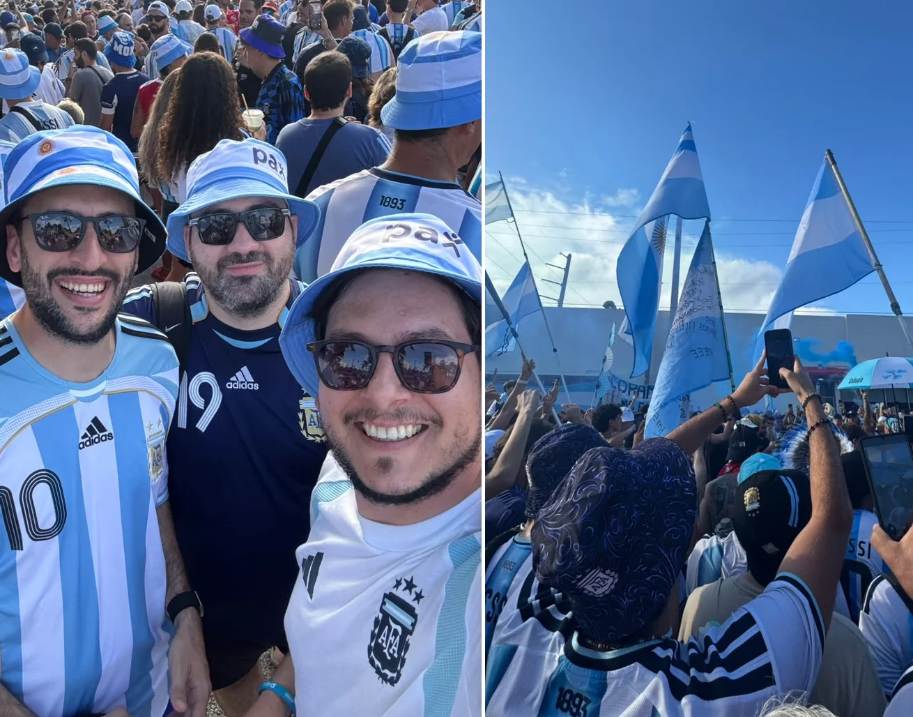 Juan Peralta y amigos en el Banderazo