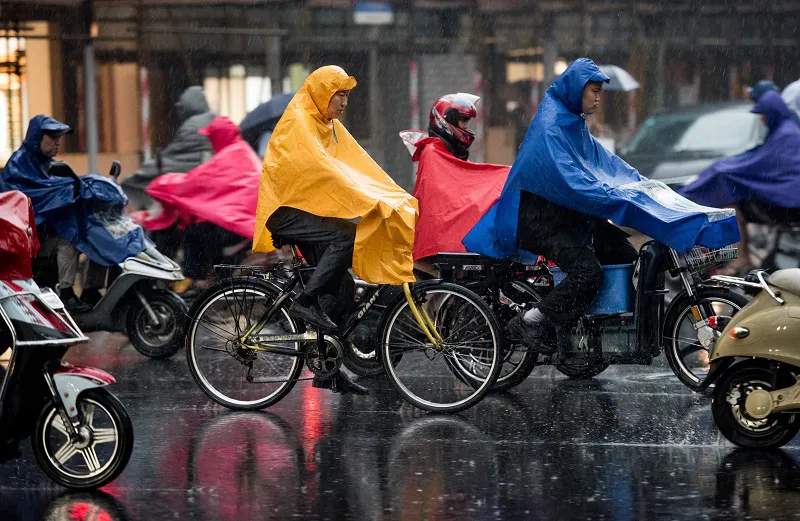 CHINA-WEATHER-RAIN