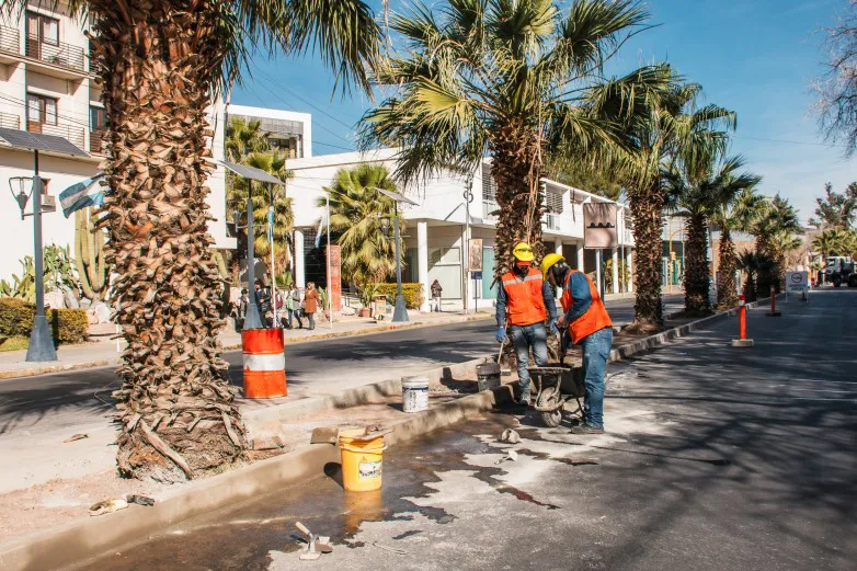 libertador obras pavimentación