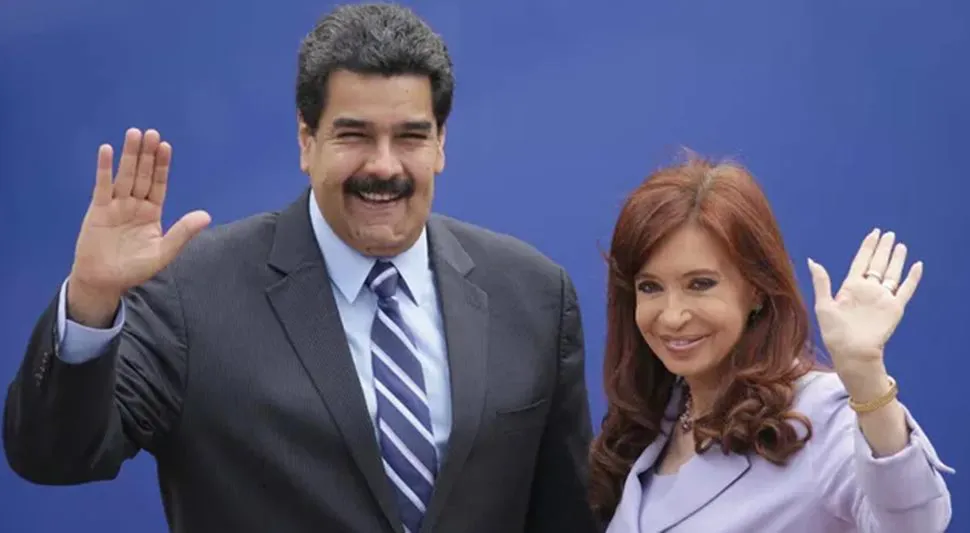 Nicolás Maduro y Cristina Fernández de Kirchner
