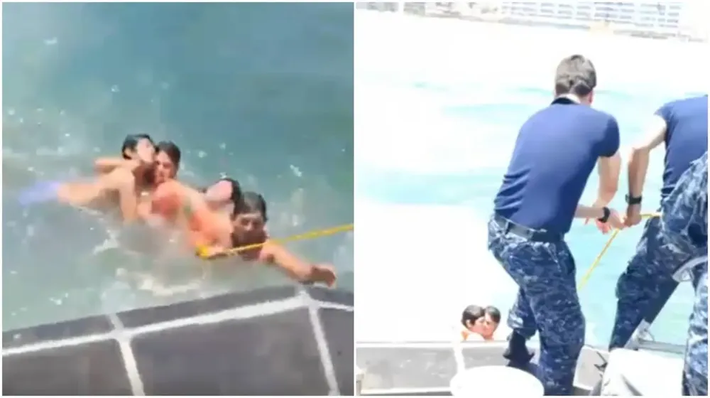 Rescate adolescentes en Chile