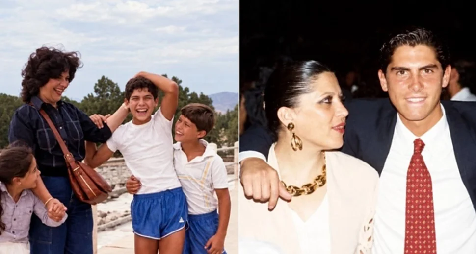 Marcelo Orrego y su mamá