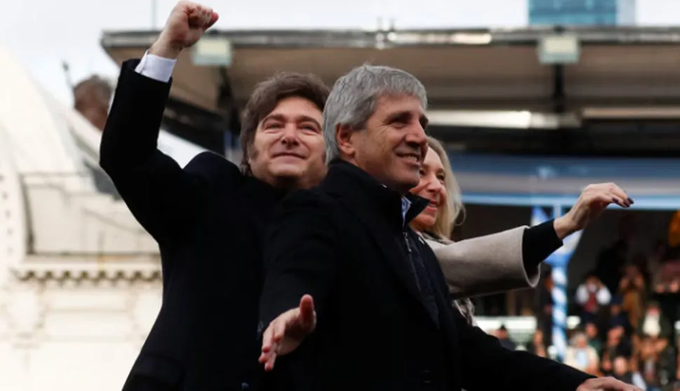 Javier Milei y Luis Caputo