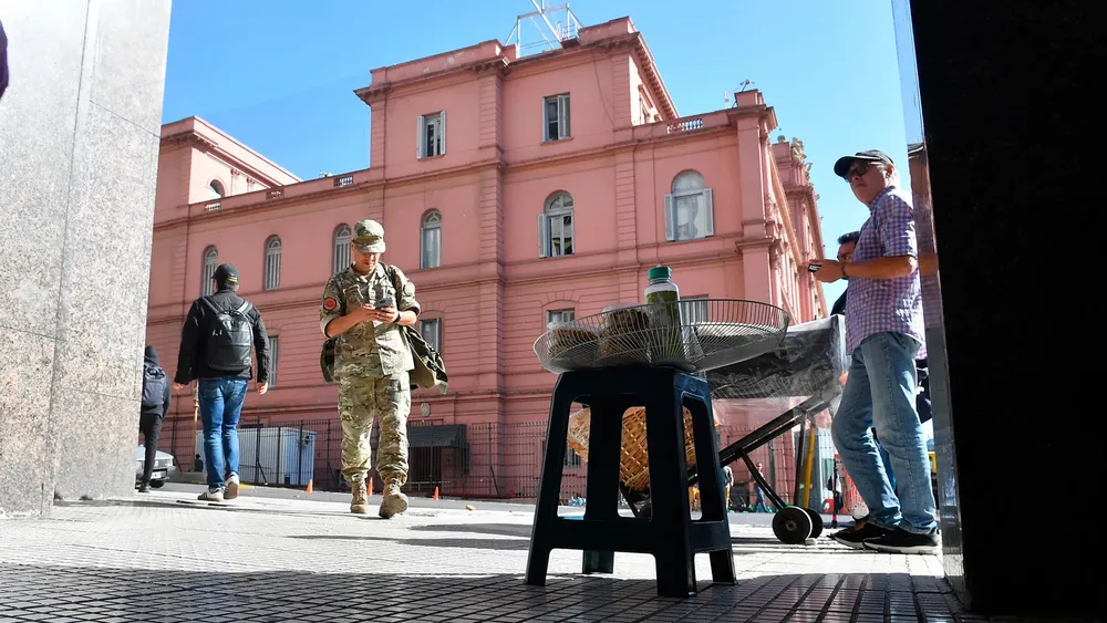 La beba falleció a pocos metros de la Casa Rosada (Maximiliano Luna)