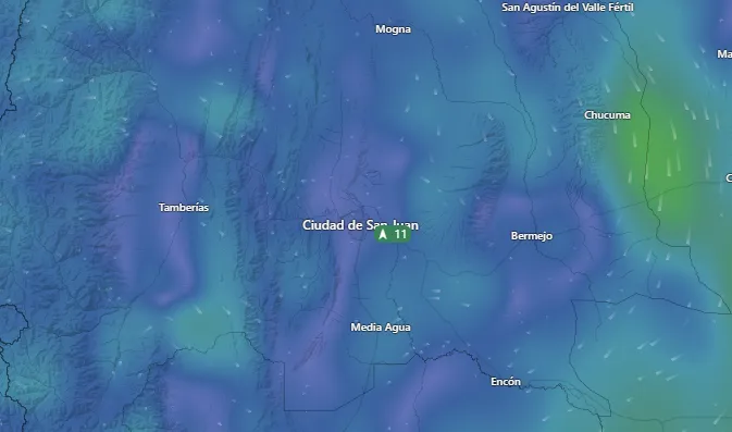 viento en tiempo real