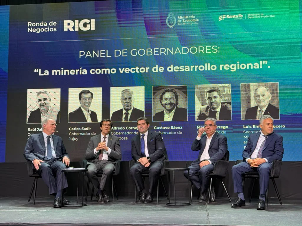 Marcelo Orrego con Cornejo, Luis Lucero y Gobernadores