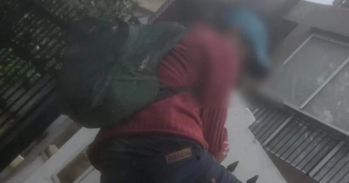 ladrón escapando reja