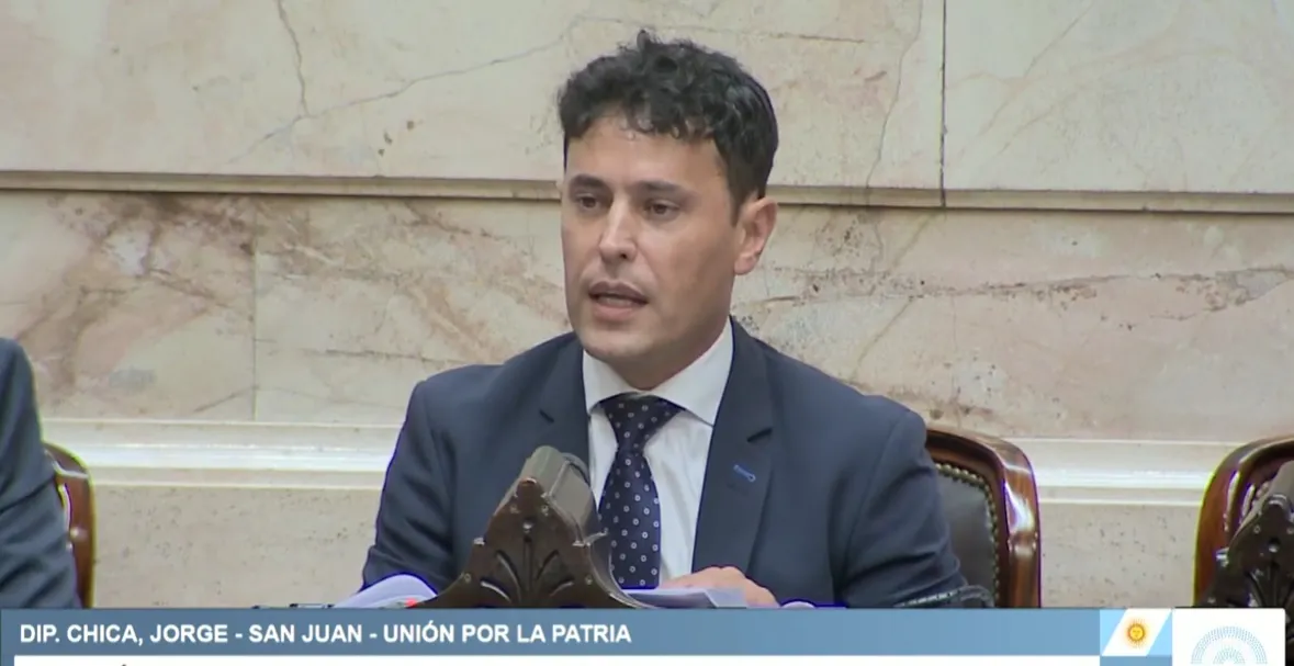 Jorge Chica en el Congreso