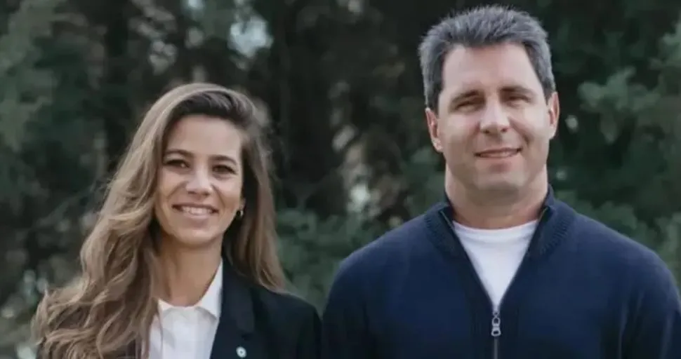 María Celeste Giménez y Sergio Uñac