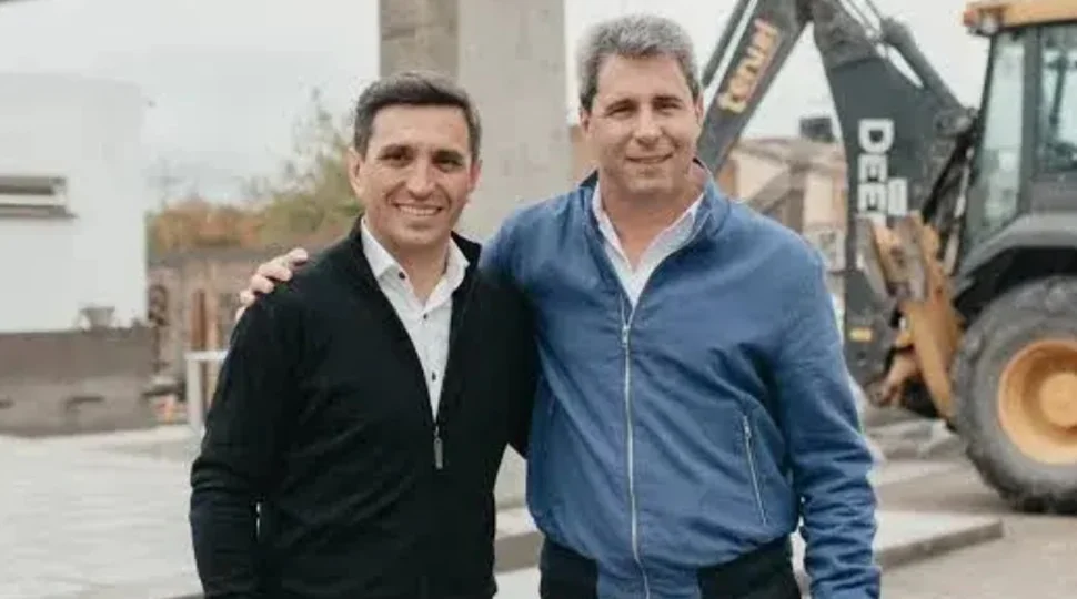 Cristian Andino y Sergio Uñac