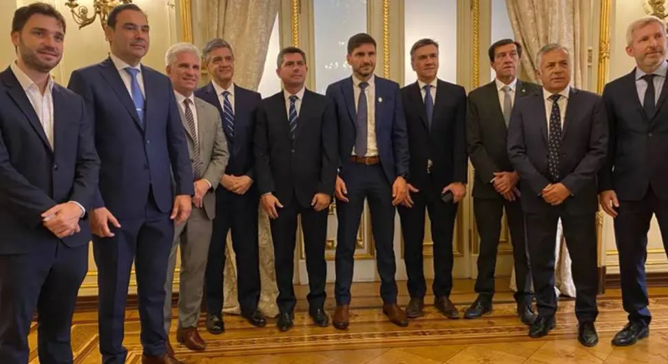 Marcelo Orrego y gobernadores de Juntos por el Cambio JxC