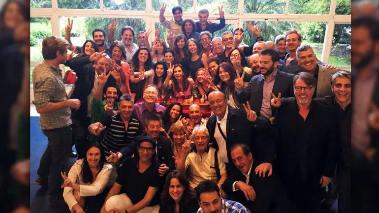 Cristina y artistas K