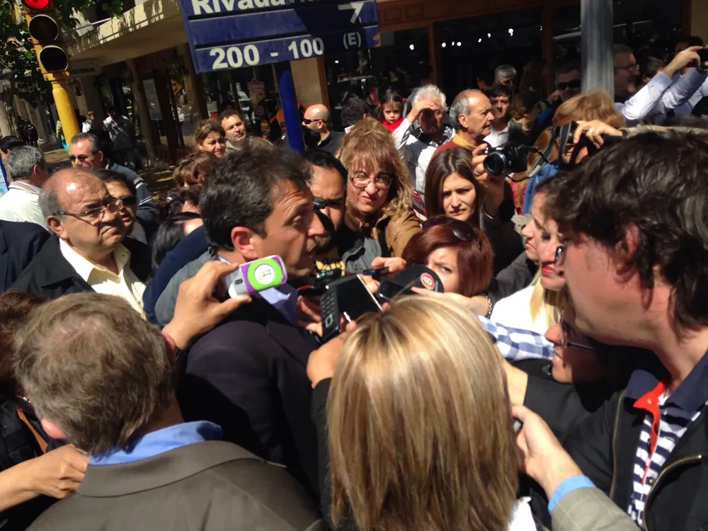 Massa en la Peatonal