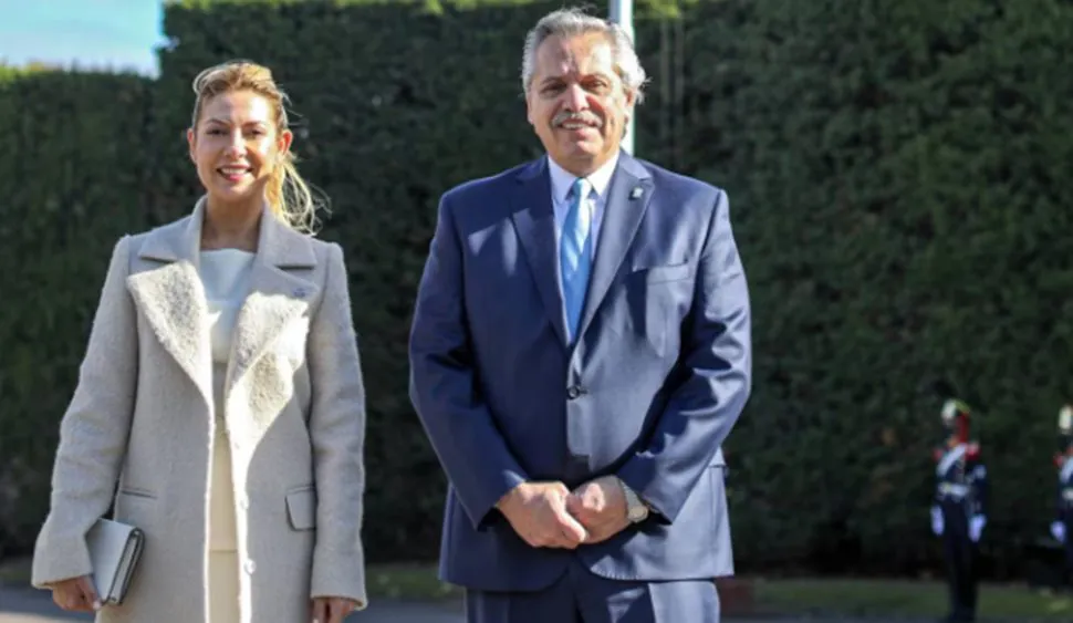 Fabiola Yañez y Alberto Fernández