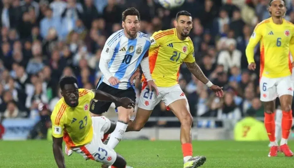 Selección Argentina vs Colombia Messi