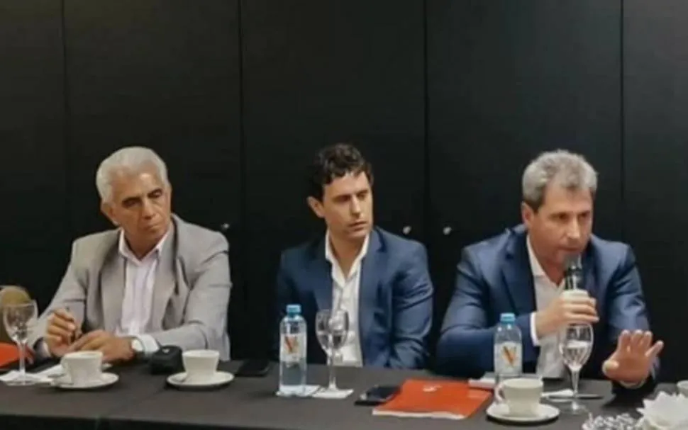 Walberto Allende, Jorge Chica y Sergio Uñac