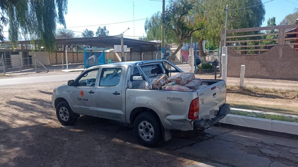 camioneta detenida