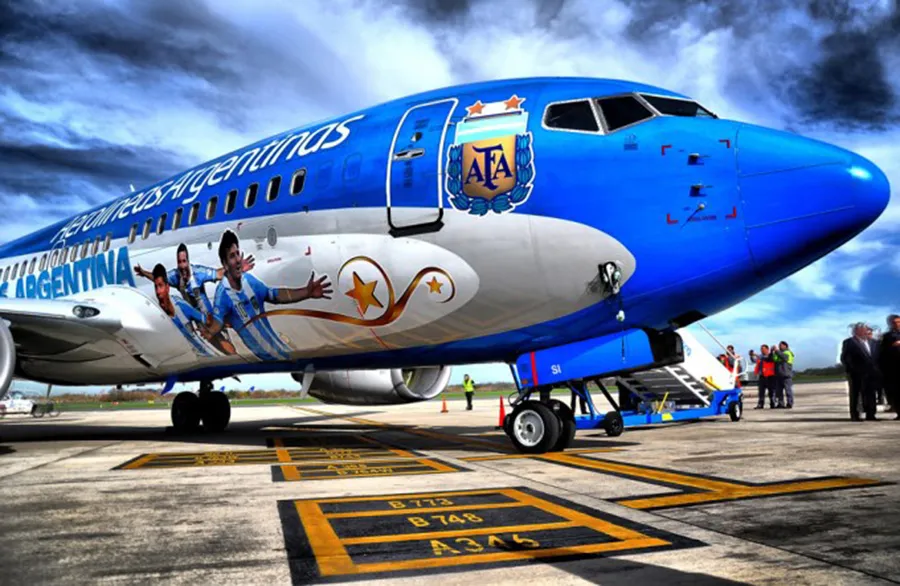 Avión Selección Argentina