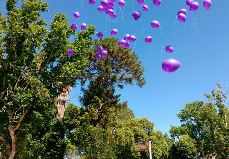 Suelta de globos